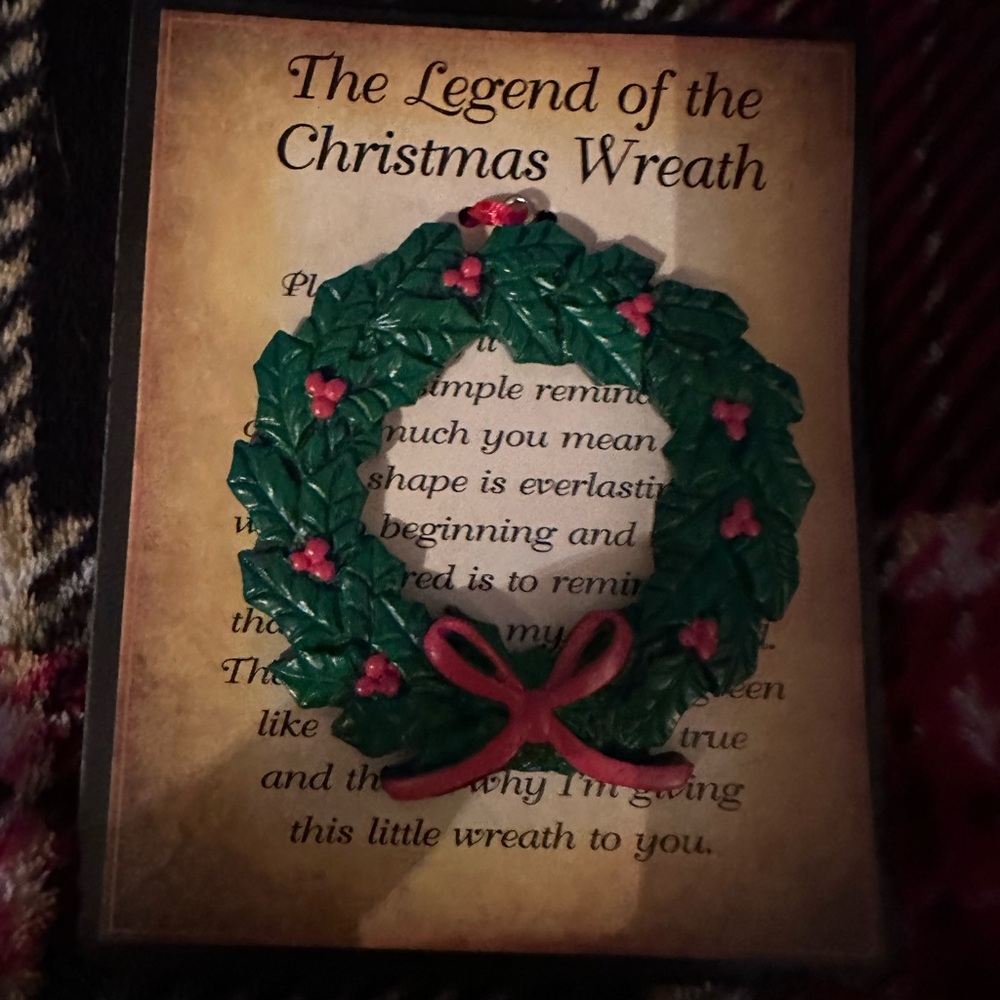 6 Holiday ornaments with Card of friendship
Great Gift